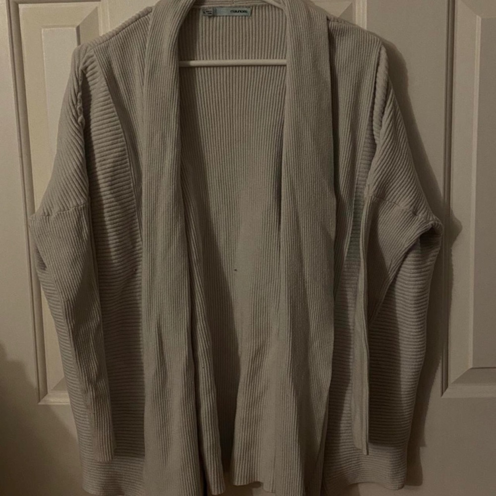 Ribbed cardigan